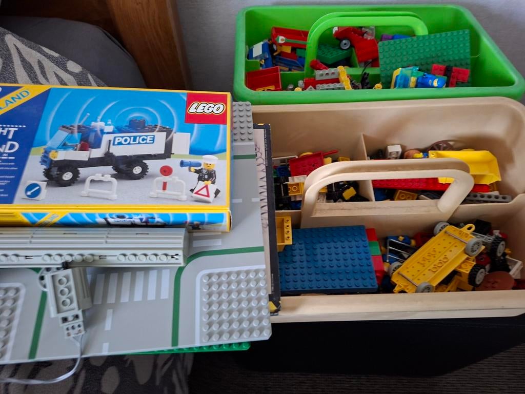 Grote verzameling Lego met politie set en grondplaten, Ophalen, Lego, Meerdere sets, Complete set
