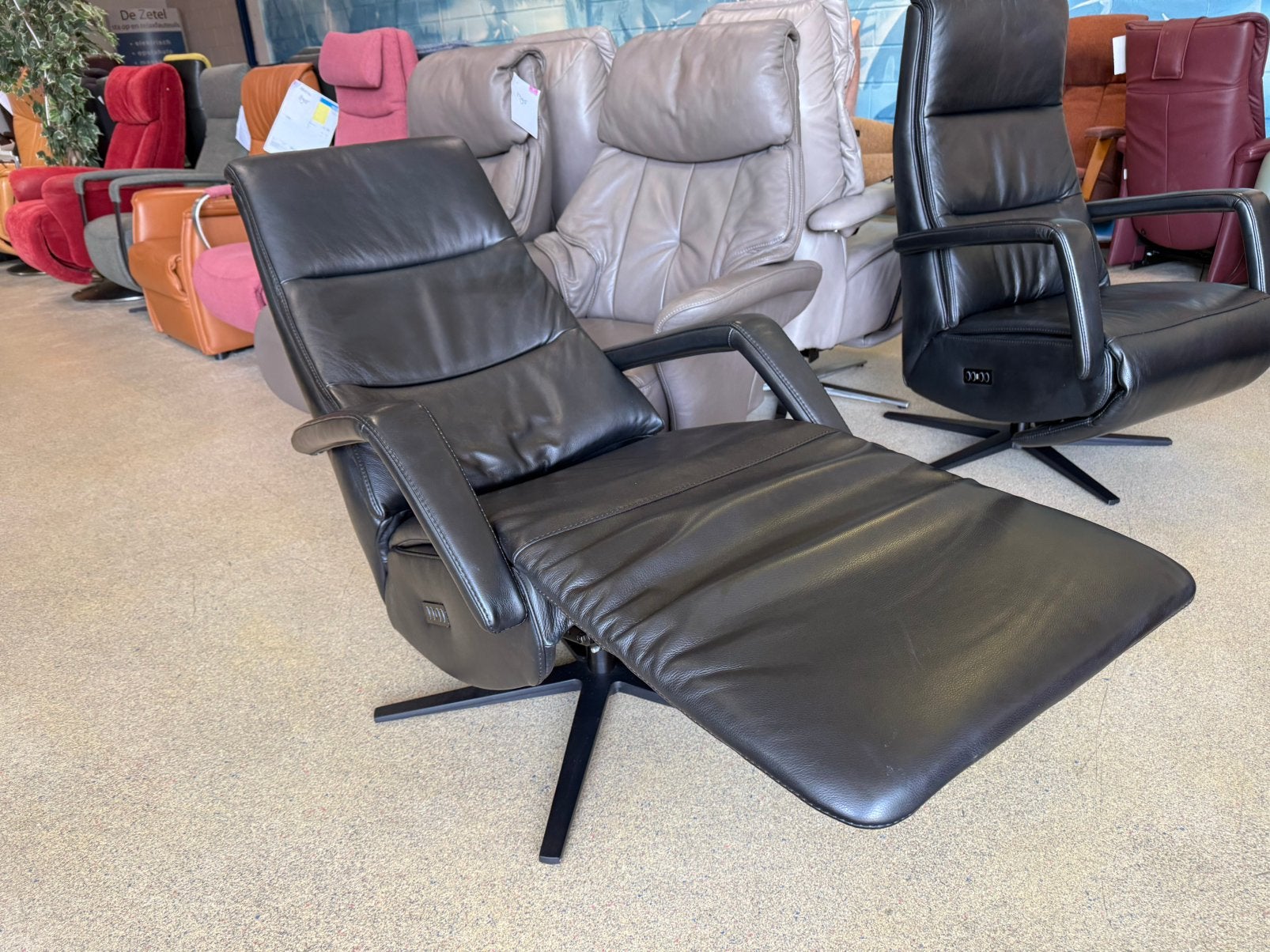 Prominent relaxstoel relax fauteuil gratis bezorging, Ophalen of Verzenden, Zo goed als nieuw, Leer, Ruim 100 A merken in alle kleuren en maten