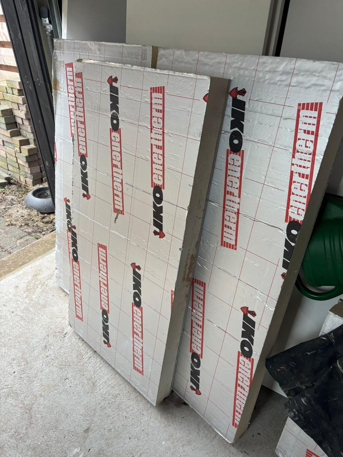 Pir platen 80mm + gips 12mm, Doe-het-zelf en Verbouw, Isolatie en Afdichting, Dakisolatie, Ophalen of Verzenden, Zo goed als nieuw