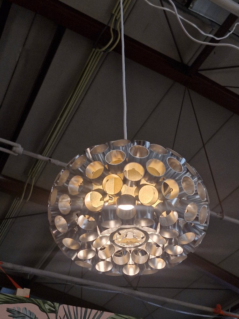 Vintage hanglamp space age Kenwell 70s, Ophalen, Gebruikt, ., Vintage