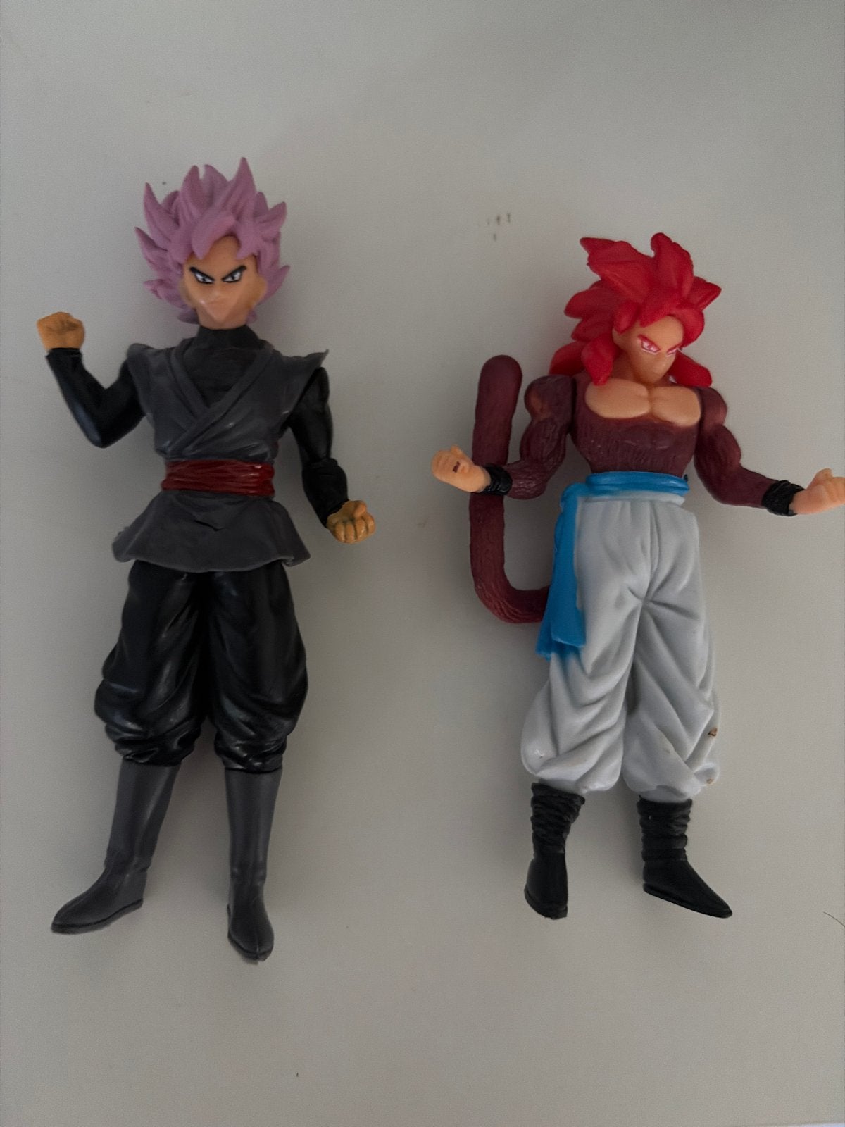 Dragon Ball Z actiefiguren: Goku Black & Super Saiyan 4, Ophalen of Verzenden, Gebruikt