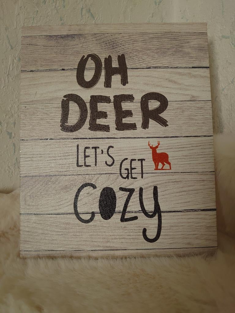 kerst canvas met tekst, Diversen, Kerst, Verzenden