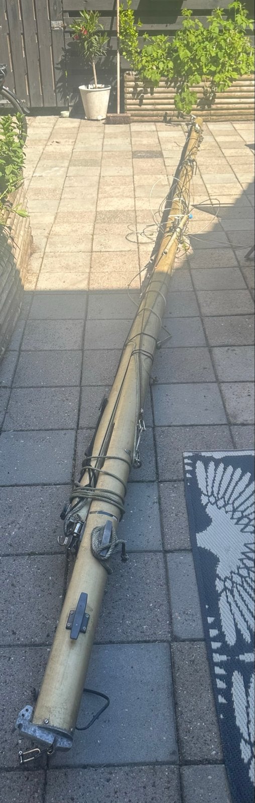 Zeilboot mast aluminium compleet, Ophalen, Gebruikt, 6 meter of meer, Overige typen