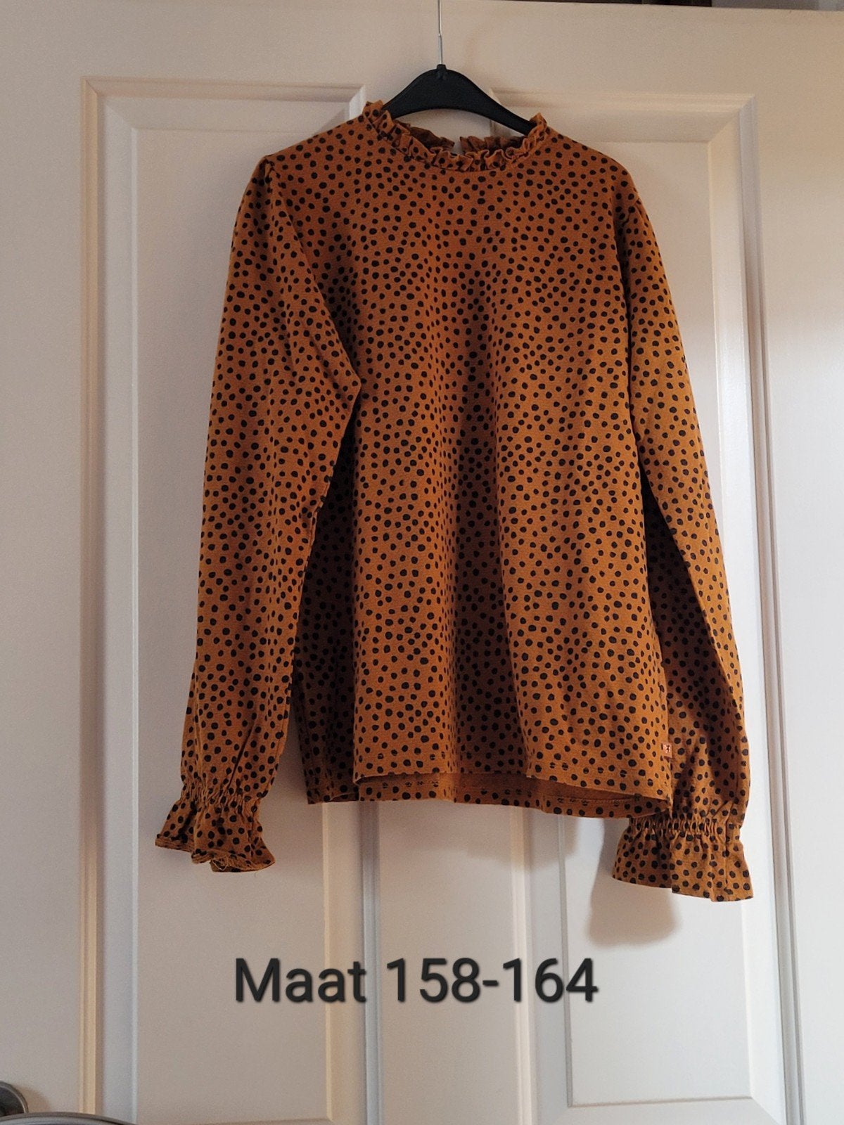 Bruine blouse maat 158-164 van WE Fashion, Kinderen en Baby's, Kinderkleding | Maat 158, Meisje, Overhemd of Blouse, Ophalen of Verzenden