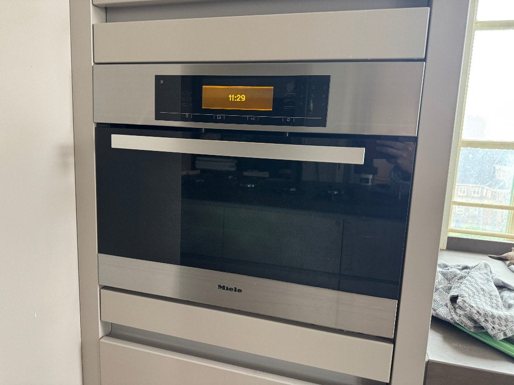 Miele Combi Stoomoven 60 cm, Witgoed en Apparatuur, Ovens, Gebruikt, Inbouw, Combi-oven, Miele, 55 tot 60 cm, 60 cm of meer, Hete lucht