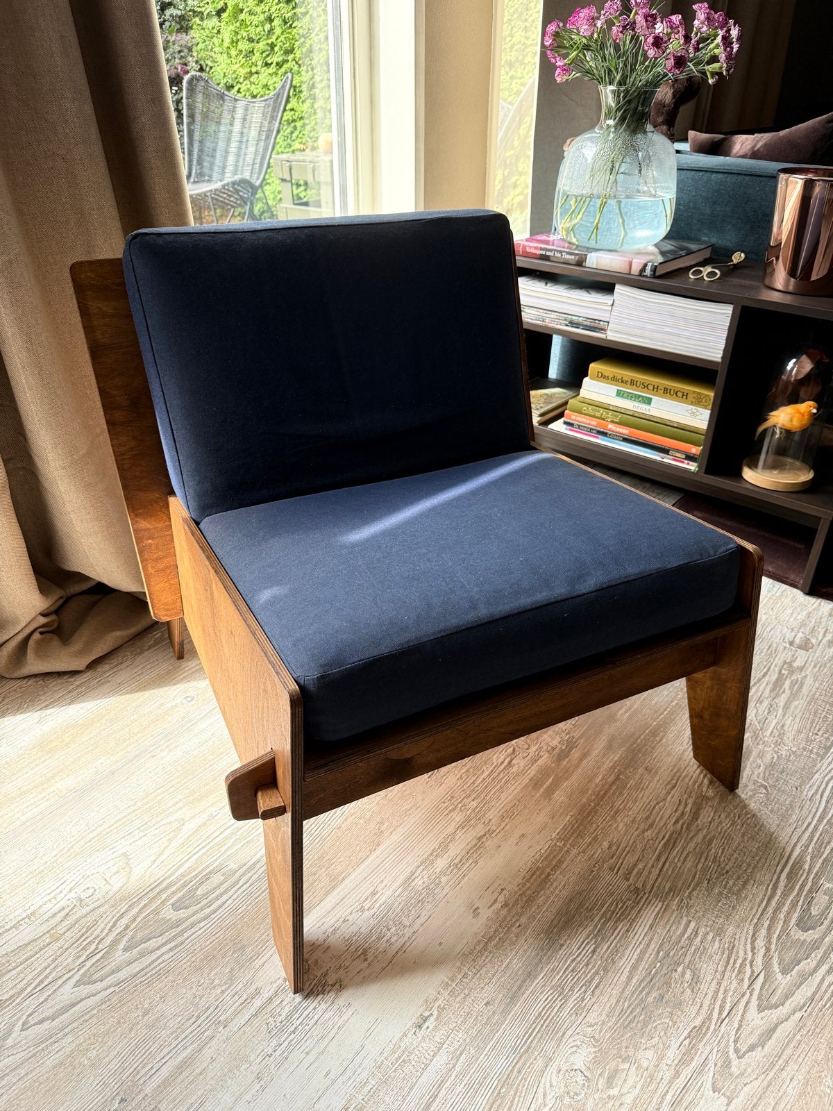 IKEA ÖVERALLT Fauteuil Issa Diabaté & Kevin Gouriou, Huis en Inrichting, Ophalen, Gebruikt, Bruin, Eén