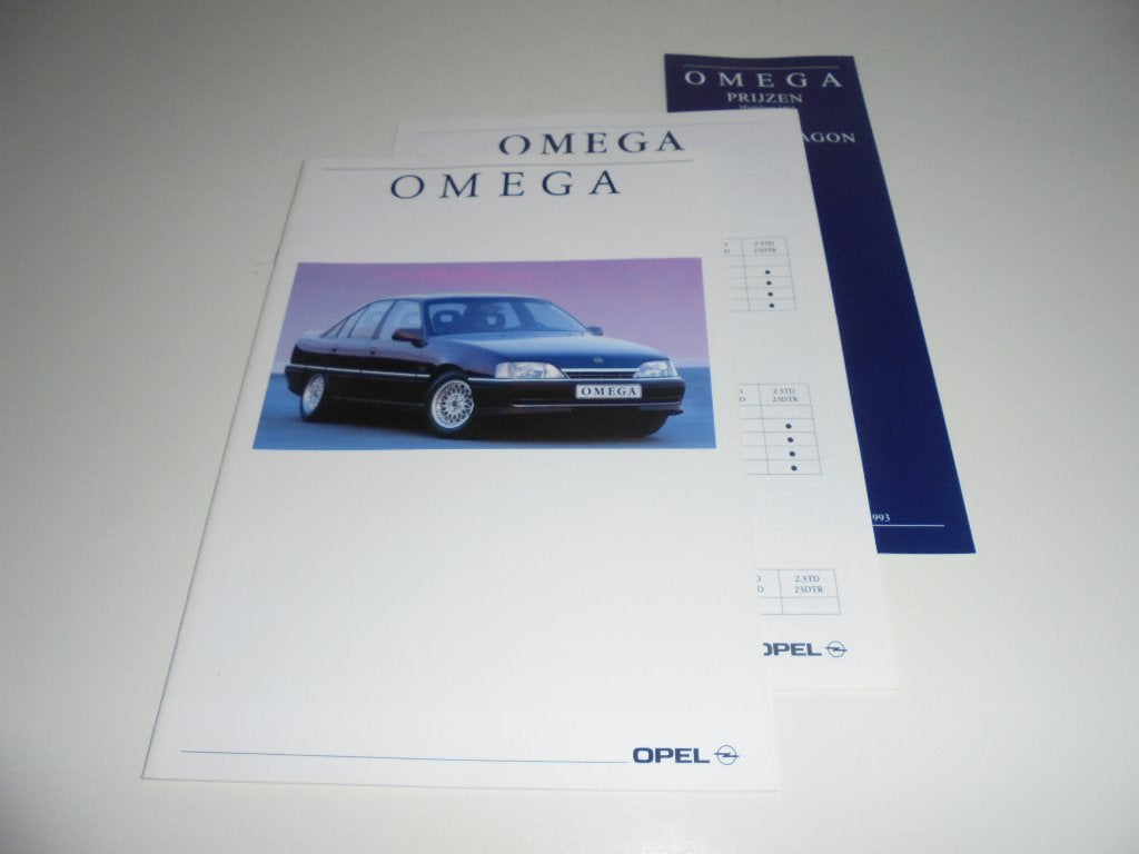 brochure Opel Omega  1992, Ophalen of Verzenden, Nieuw, Opel