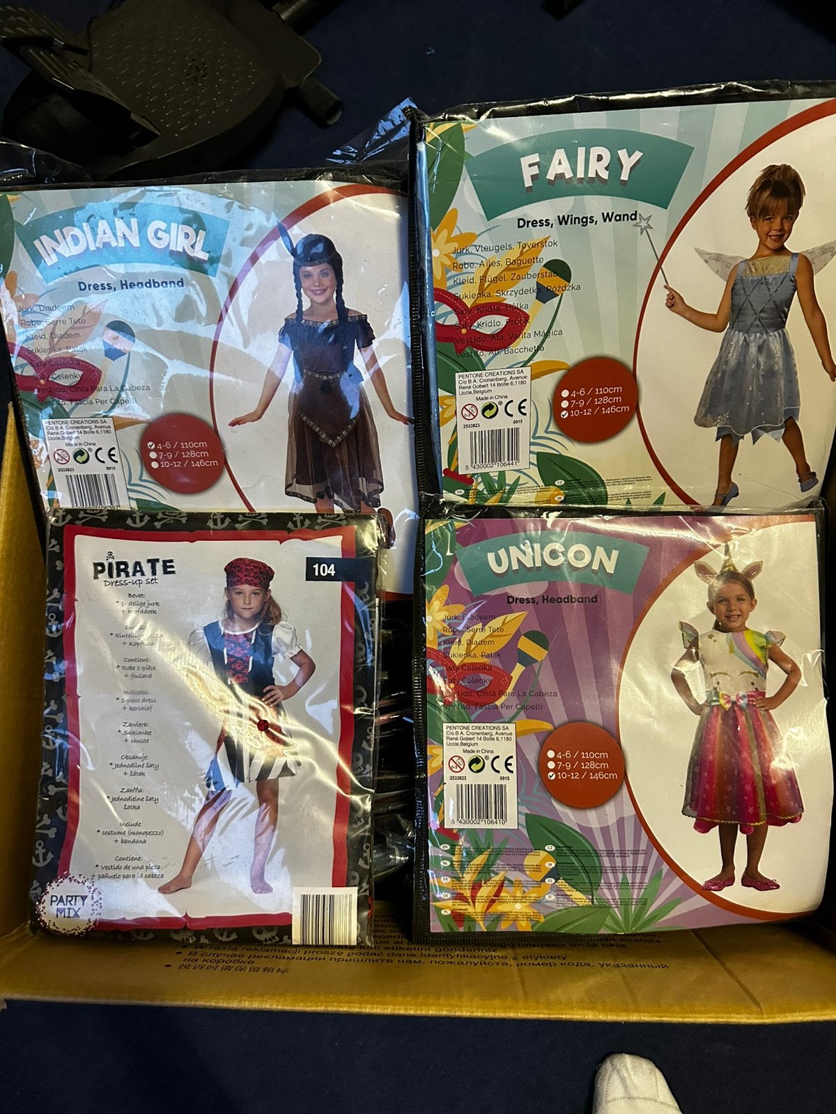 Carnavals pakken 145 stuks, Ophalen, Nieuw, Jongen of Meisje