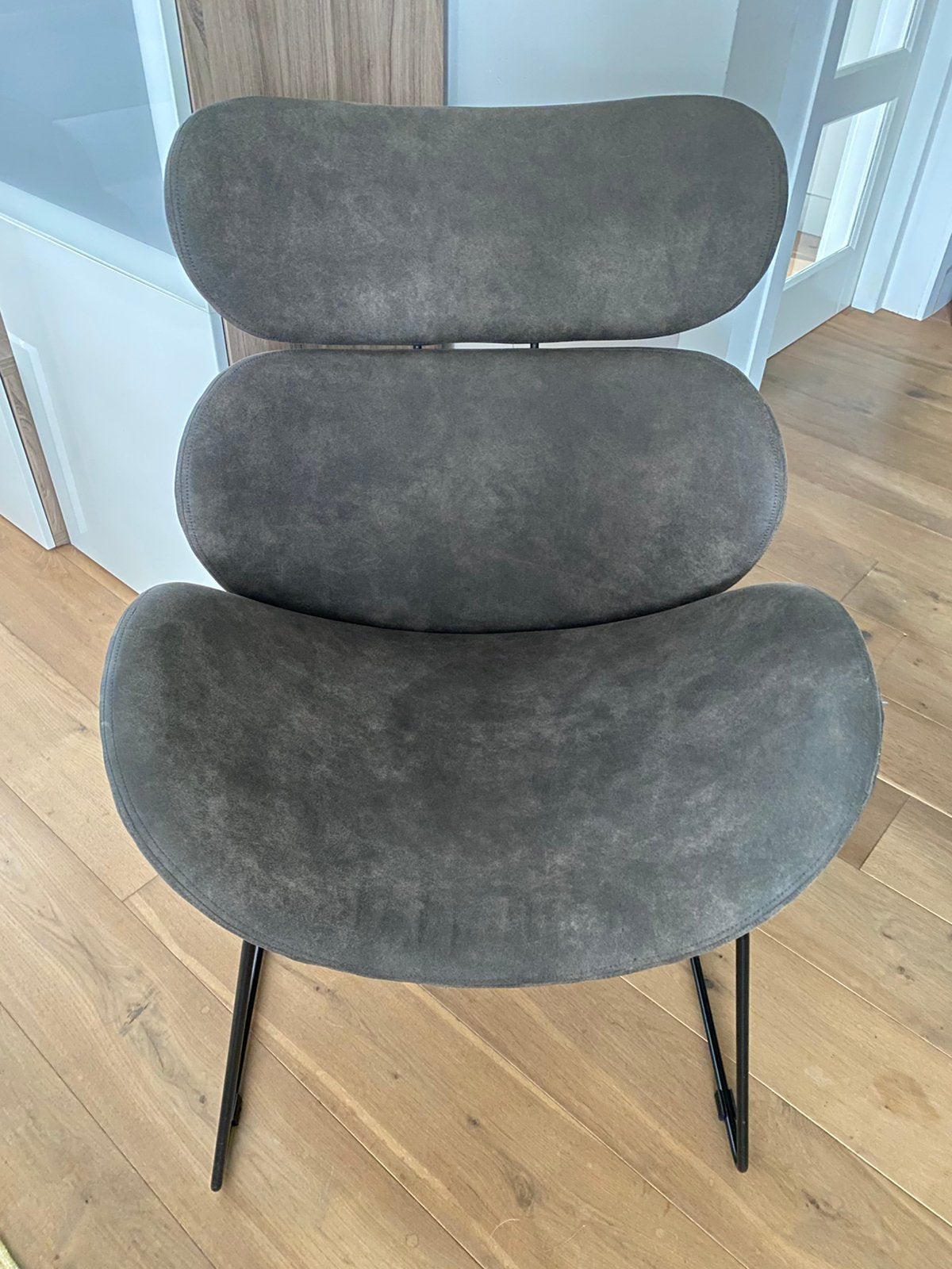 Fauteuil antraciet, Ophalen, Gebruikt, Scandinavisch, Eén