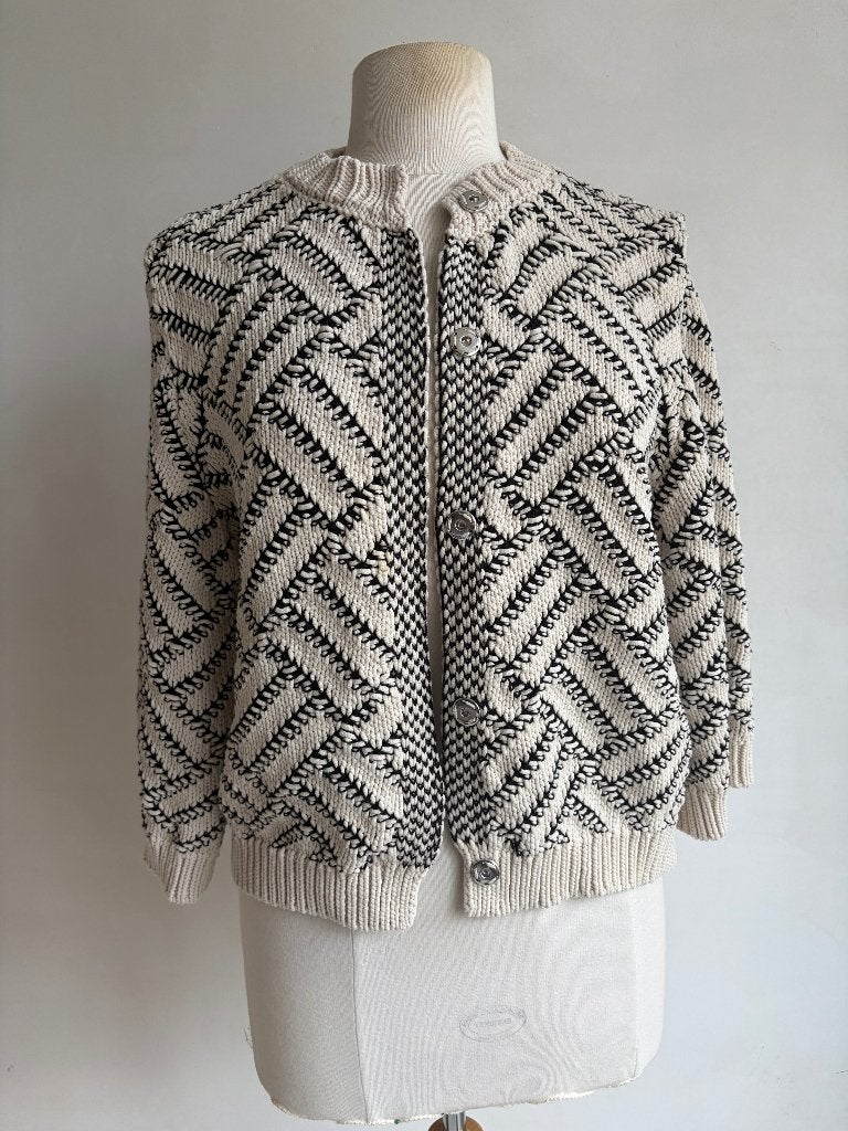 jane lushka vest maat s  beige zwart, Verzenden, Zwart, Zo goed als nieuw, Jane Lushka