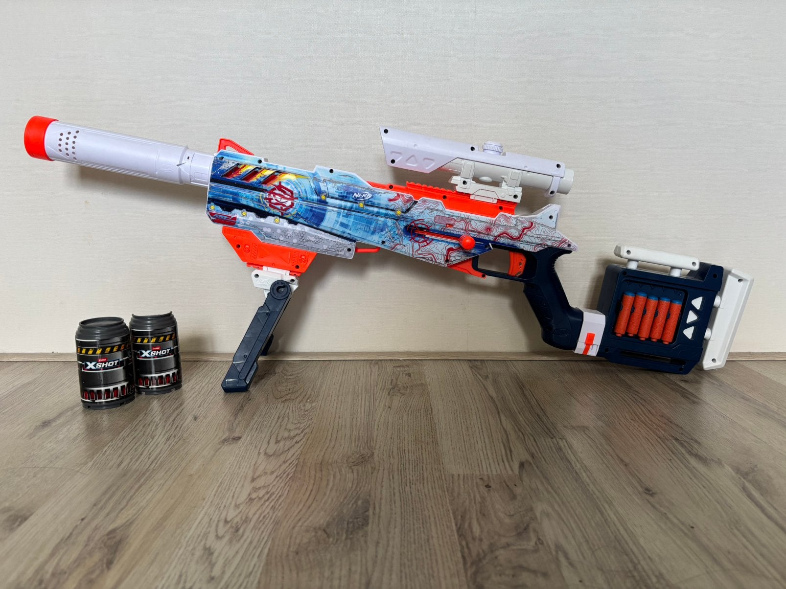 NERF Sniper, Ophalen of Verzenden, Zo goed als nieuw