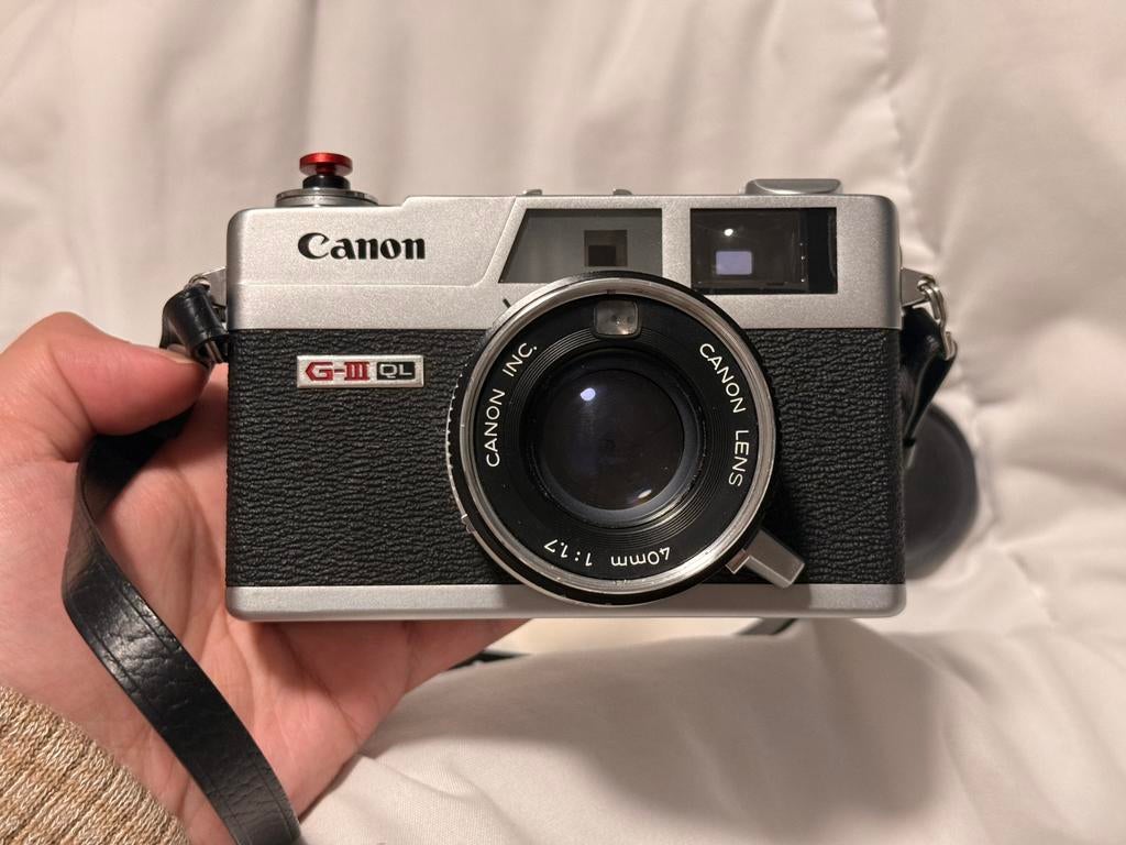 Canonet QL17 G-III, Audio, Tv en Foto, Fotocamera's Analoog, Ophalen of Verzenden, Gebruikt, Compact, Canon