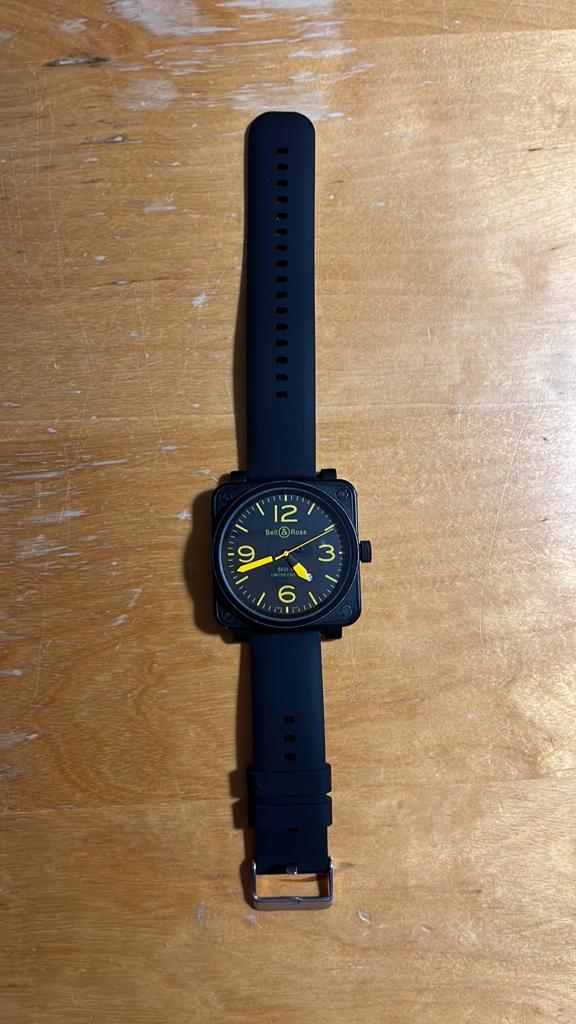 Bell & Ross BR01 Type, Sieraden, Tassen en Uiterlijk, Horloges | Heren, Overige merken, Gebruikt, Staal, Polshorloge