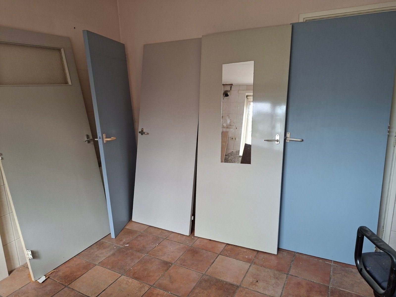 Gratis! Diverse binnendeuren, Doe-het-zelf en Verbouw, Deuren en Horren, Ophalen, Gebruikt, Binnendeur, 200 tot 215 cm
