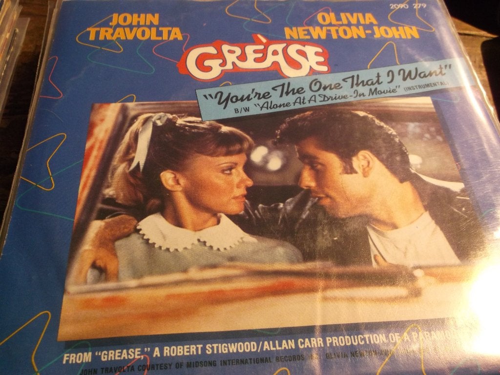 john travolta olivia newton john Grease 28, Ophalen of Verzenden, Gebruikt, 7 inch, Pop