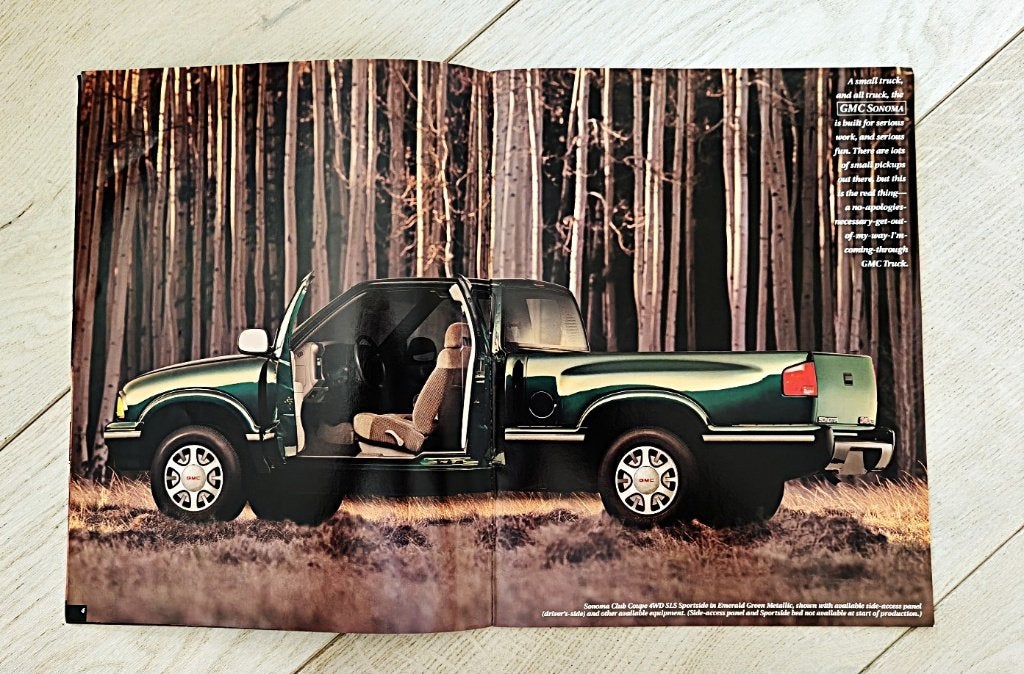 GMC Truck 1996 brochure US uitgave, Verzenden, Zo goed als nieuw, Overige merken