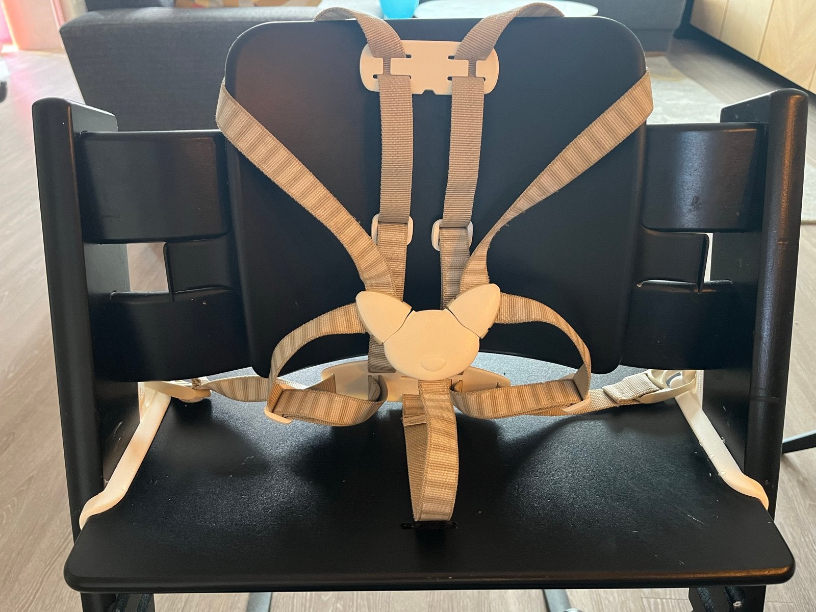 Stokke Tripp Trapp harness kindertuigje, Ophalen of Verzenden, Gebruikt, Meegroeistoel, Gordel(s)
