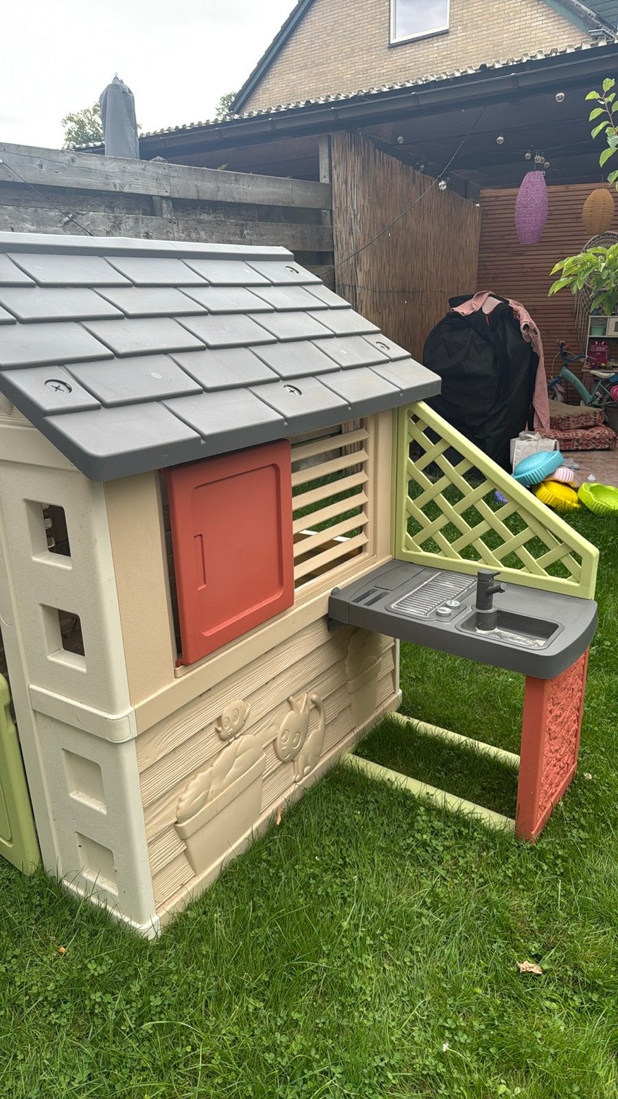 Smoby Nature speelhuis met keuken, Ophalen, Zo goed als nieuw, Kunststof