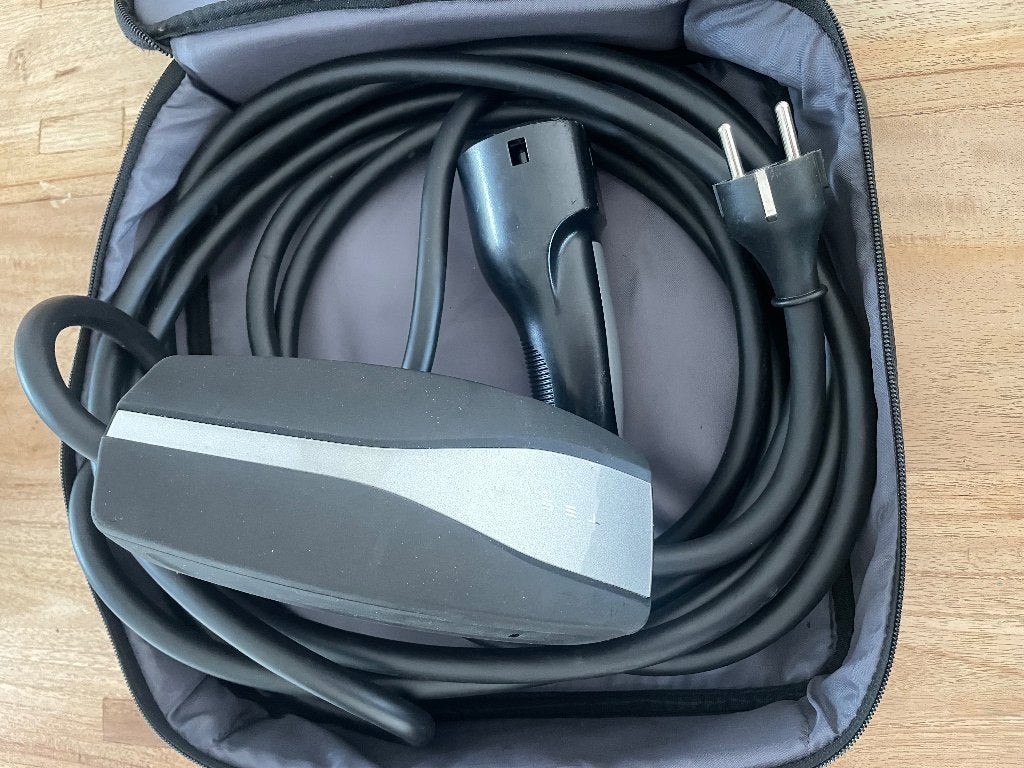 Originele Tesla UMC Gen 1 laadkabel Schuko CEE-adapter + tas, Ophalen, Gebruikt