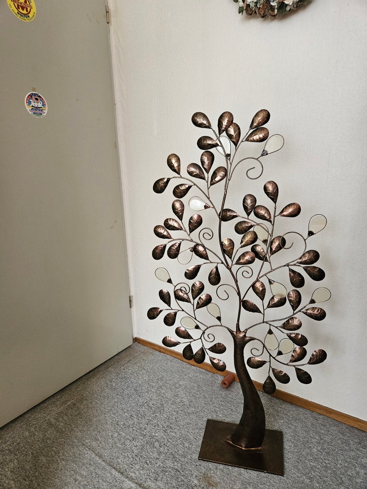 Te koop metalen levensboom,goud/bruinkleurig, Ophalen of Verzenden
