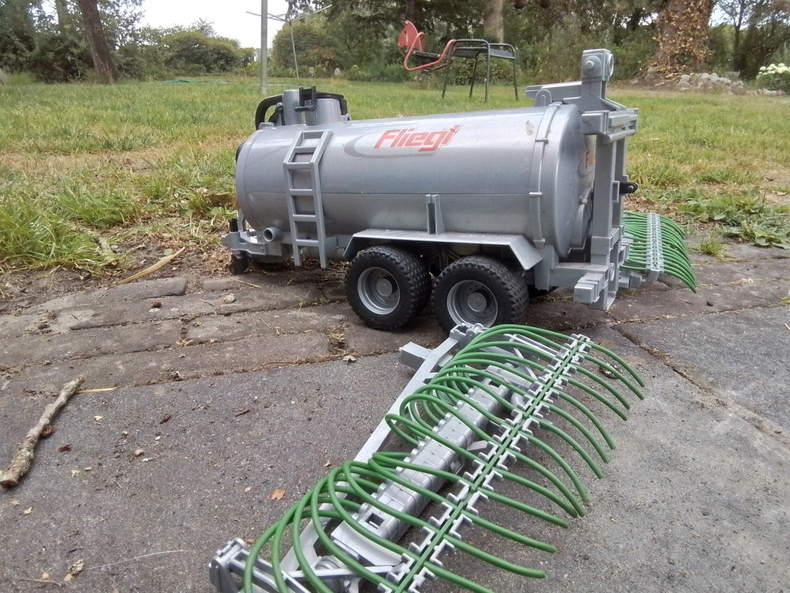 Fliegl mesttank met sleepslangbemester speelgoed, Kinderen en Baby's, Ophalen of Verzenden, Gebruikt
