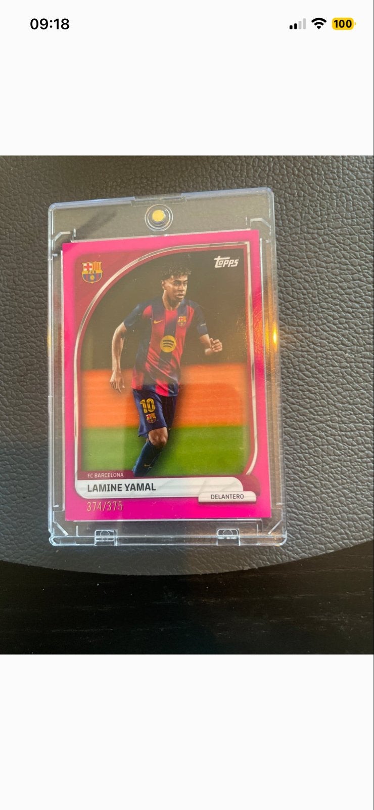 Lamine Yamal Topps FC Barcelona Voetbal Spelerskaart, Ophalen of Verzenden, Zo goed als nieuw, Buitenlandse clubs, Spelerskaart