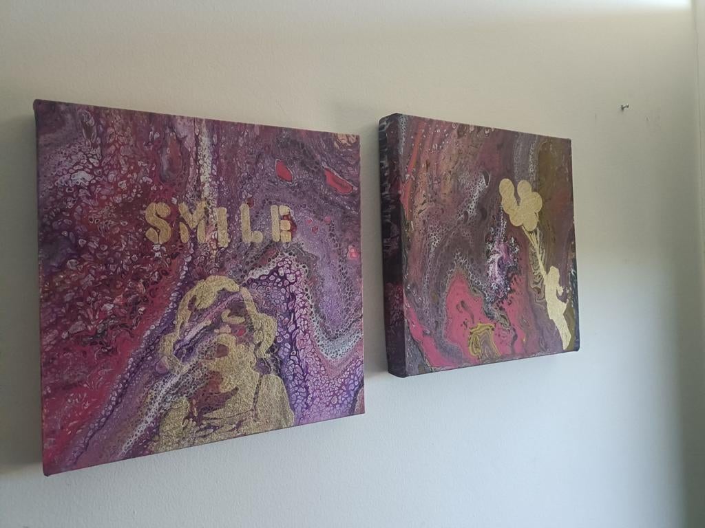 Acryl-werkjes voor bv kinderkamer, Ophalen of Verzenden, Nieuw, Wanddecoratie