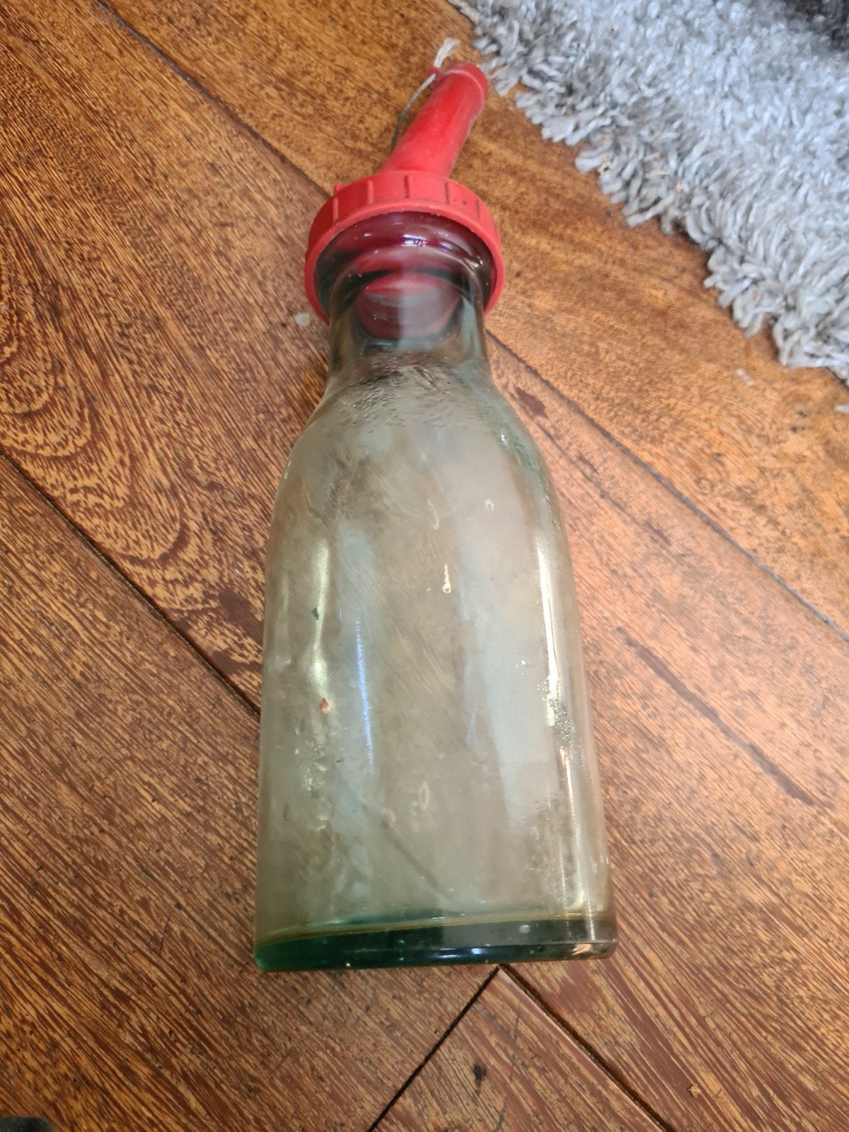 benzinepomp glas origineel., Verzamelen, Ophalen of Verzenden