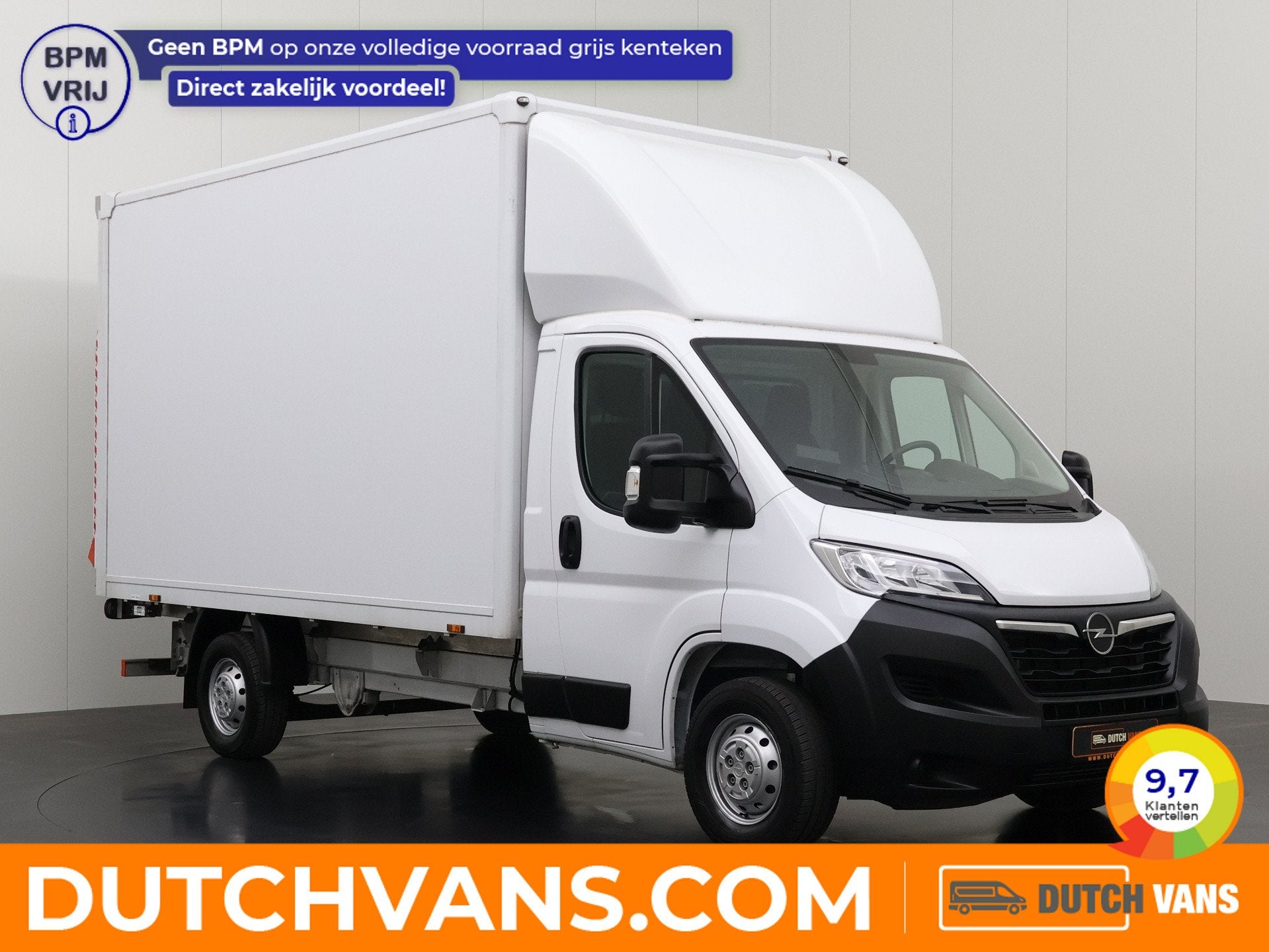 Opel Movano 140PK Bakwagen+Laadklep | Camera | Airco | Cruis, Stof, Gebruikt, 4 cilinders, 2500 kg