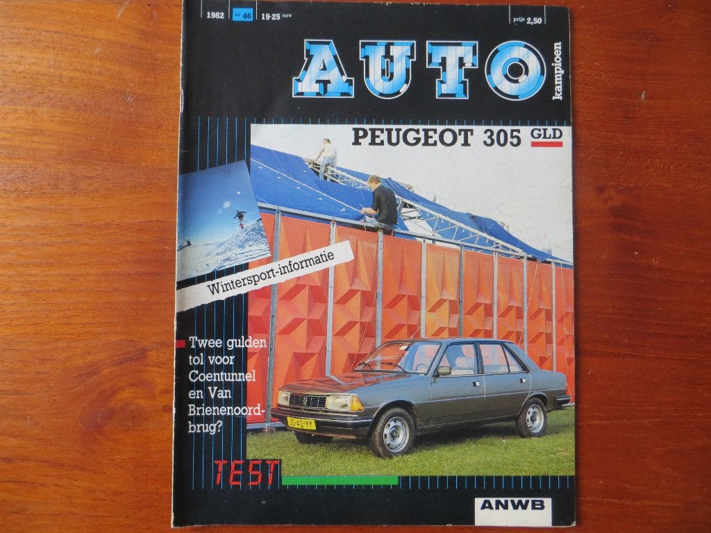 Autokampioen nr. 46 1982 Peugeot 305 GLD, Toyota Tercel 4WD, Ophalen of Verzenden, Zo goed als nieuw, Peugeot