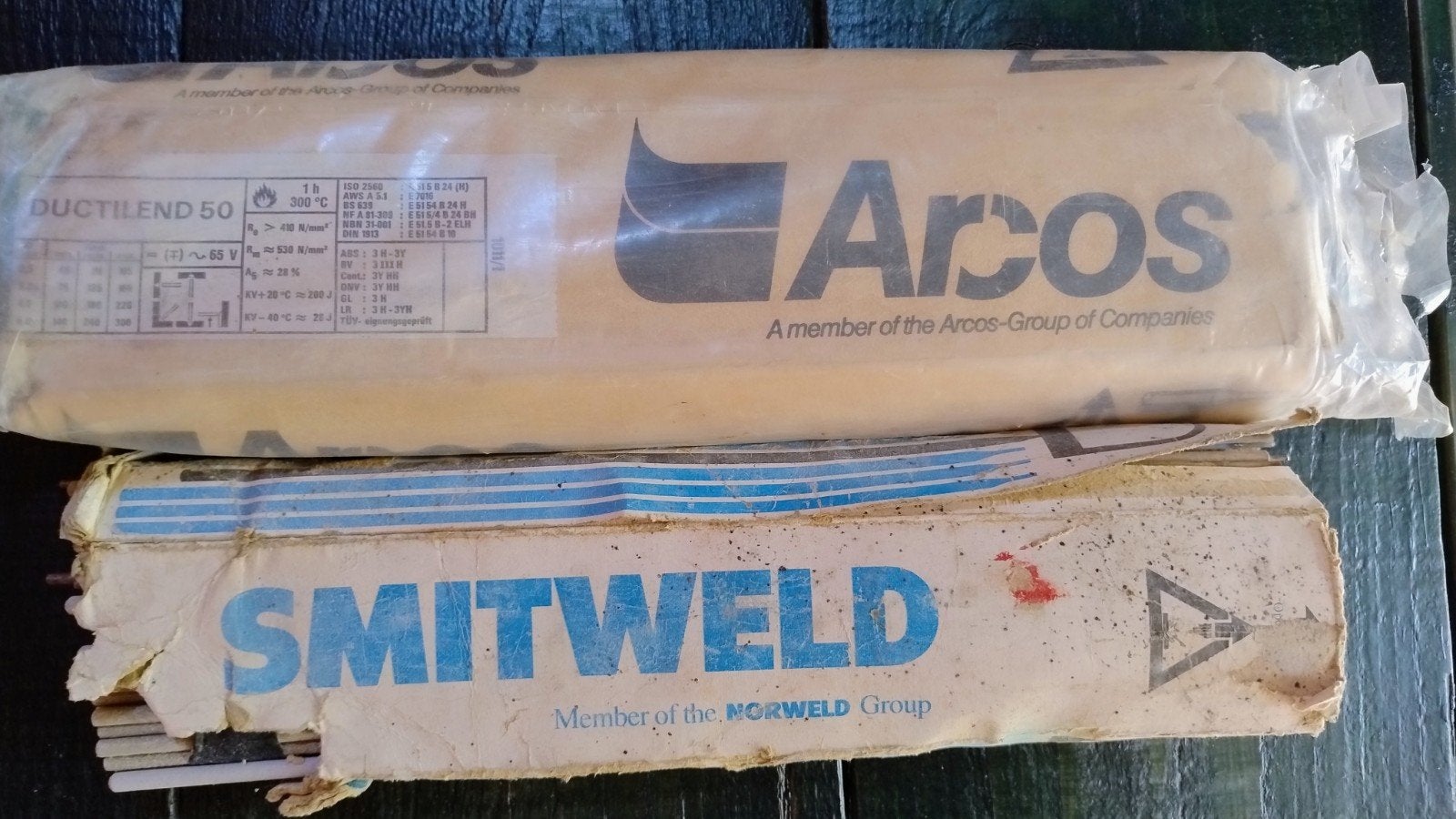 Las elektroden Arcos Ductilend 50 en Smitweld, Doe-het-zelf en Verbouw, Ophalen of Verzenden, 150 tot 250 ampère, Elektroden