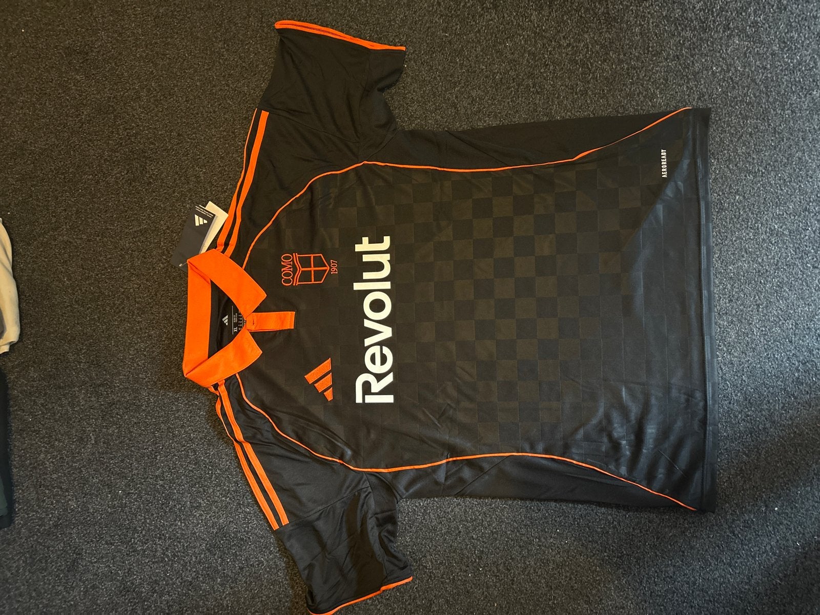 Como 1907 Zwart Oranje Maat XL, Kleding | Heren, Ophalen, Zwart, Overige typen, Maat 56/58 (XL)