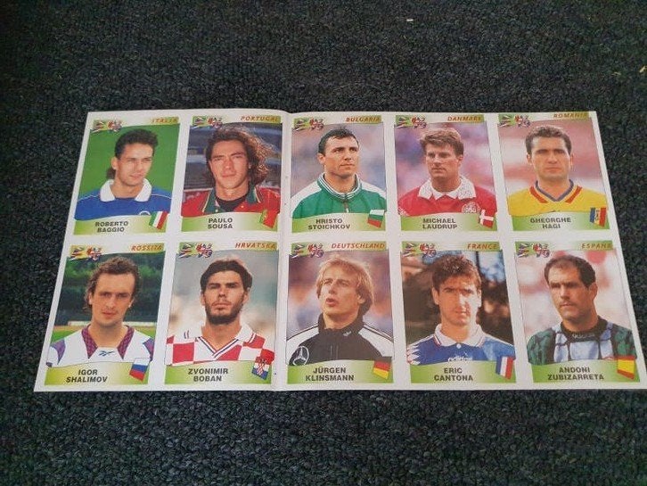 Panini Euro 96 sheet, Ophalen of Verzenden, Nieuw, Meerdere stickers