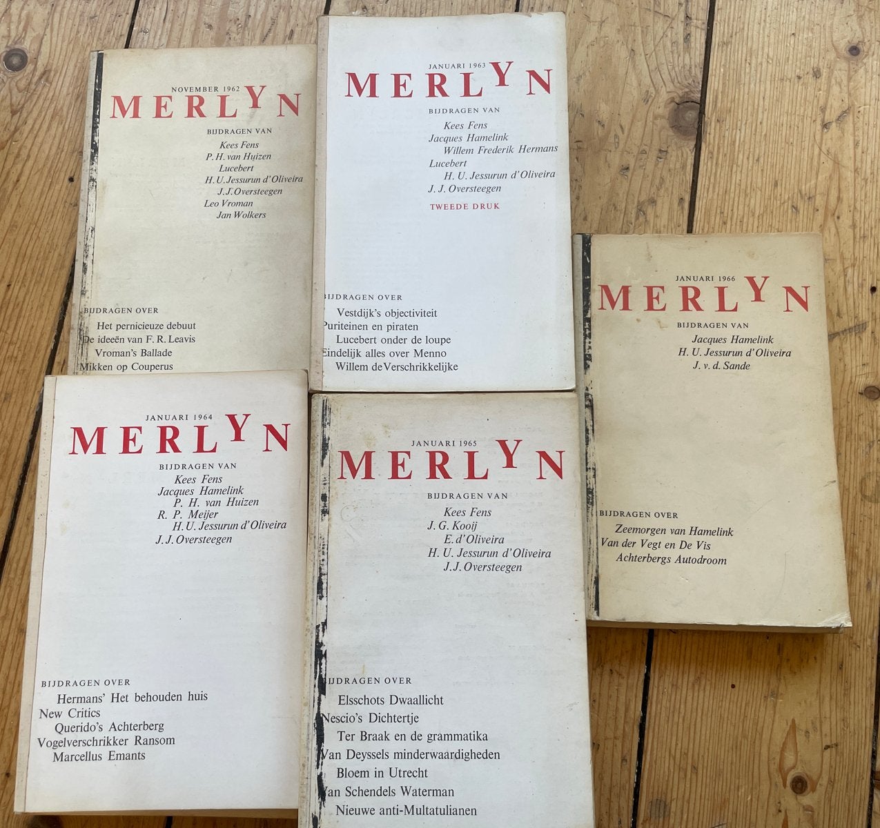 Merlyn Literair Tijdschrift - Diverse Nummers (Jaren '60), Ophalen of Verzenden, Gelezen
