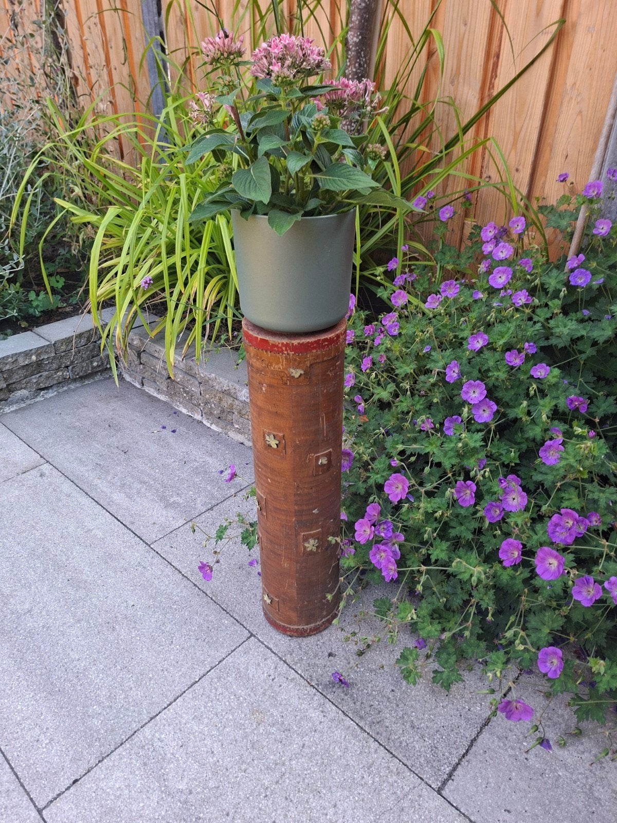 Industriële kolom kolomvoet standaard sokkel 60 cm hoog, Verzenden