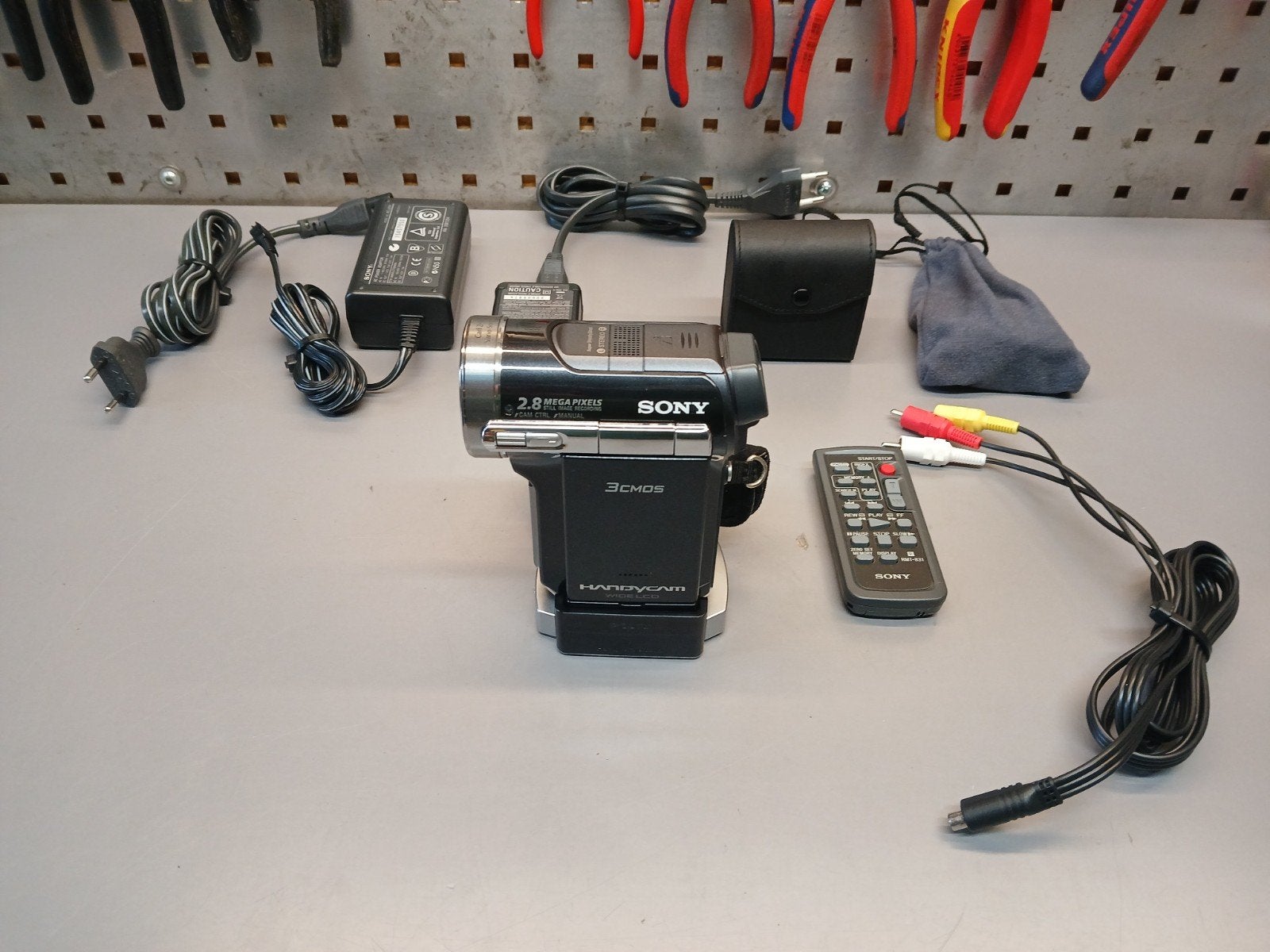 SONY HANDYCAM DCR-PC1000E PAL, Ophalen of Verzenden, Zo goed als nieuw, Video
