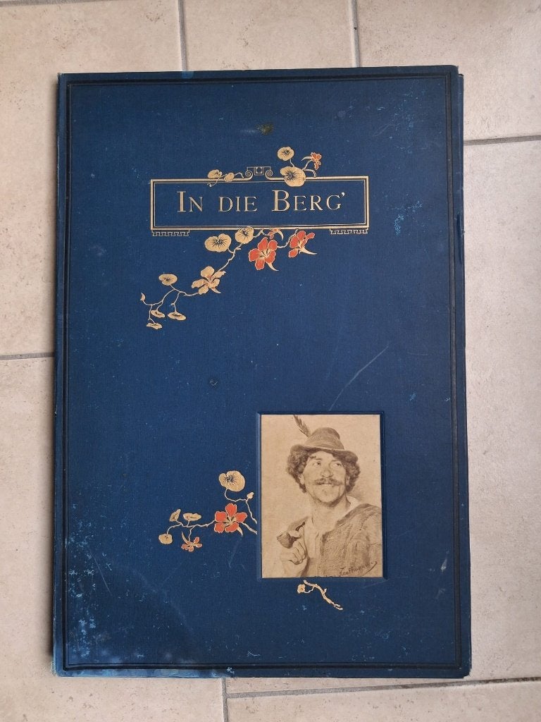 Collectie Hugo Kauffmann "in die Berg' ", Antiek en Kunst, Ophalen of Verzenden, Reproductie, Lithografie, Origineel