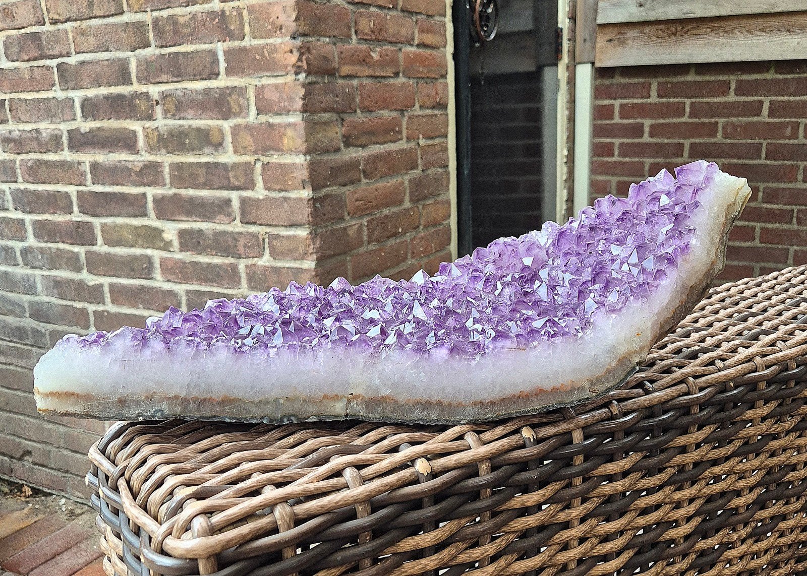 Amethist Geode Cluster 8 kilo, Verzamelen, Ophalen, Mineraal