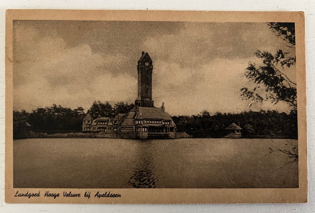 Oude Ansichtkaart  -  Apeldoorn - Landgoed Hooge Veluwe, Ophalen of Verzenden, 1940 tot 1960, Gelopen, Gelderland