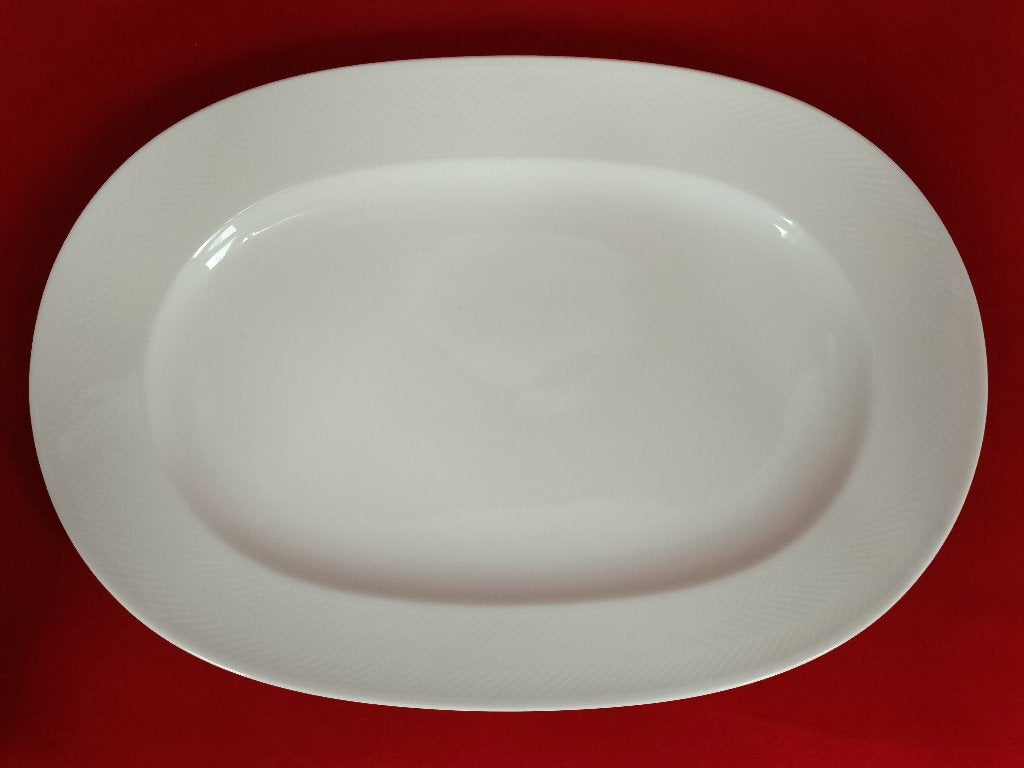 Villeroy & Boch Look - ovale schaal, Ophalen of Verzenden, Overige stijlen, Porselein, Schaal of Schalen