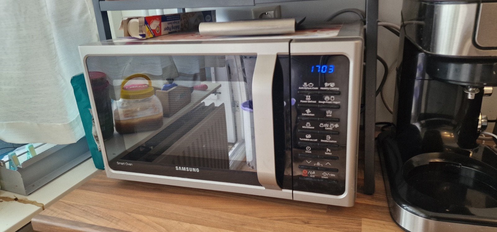 Samsung Smart Oven Combimagnetron - Zo goed als nieuw, Ophalen, Combimagnetron, Hete lucht, Zo goed als nieuw
