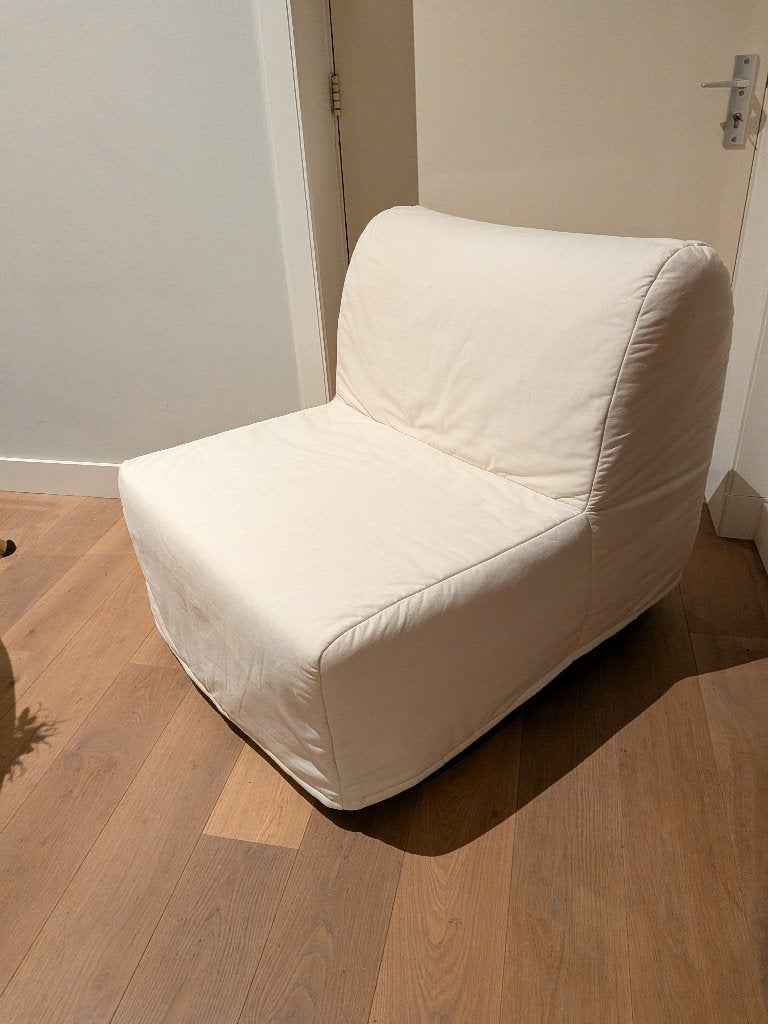 Lycksele slaapfauteuil - uitklapbaarbed, Ophalen, Eenpersoons, 190 cm of minder, Zo goed als nieuw