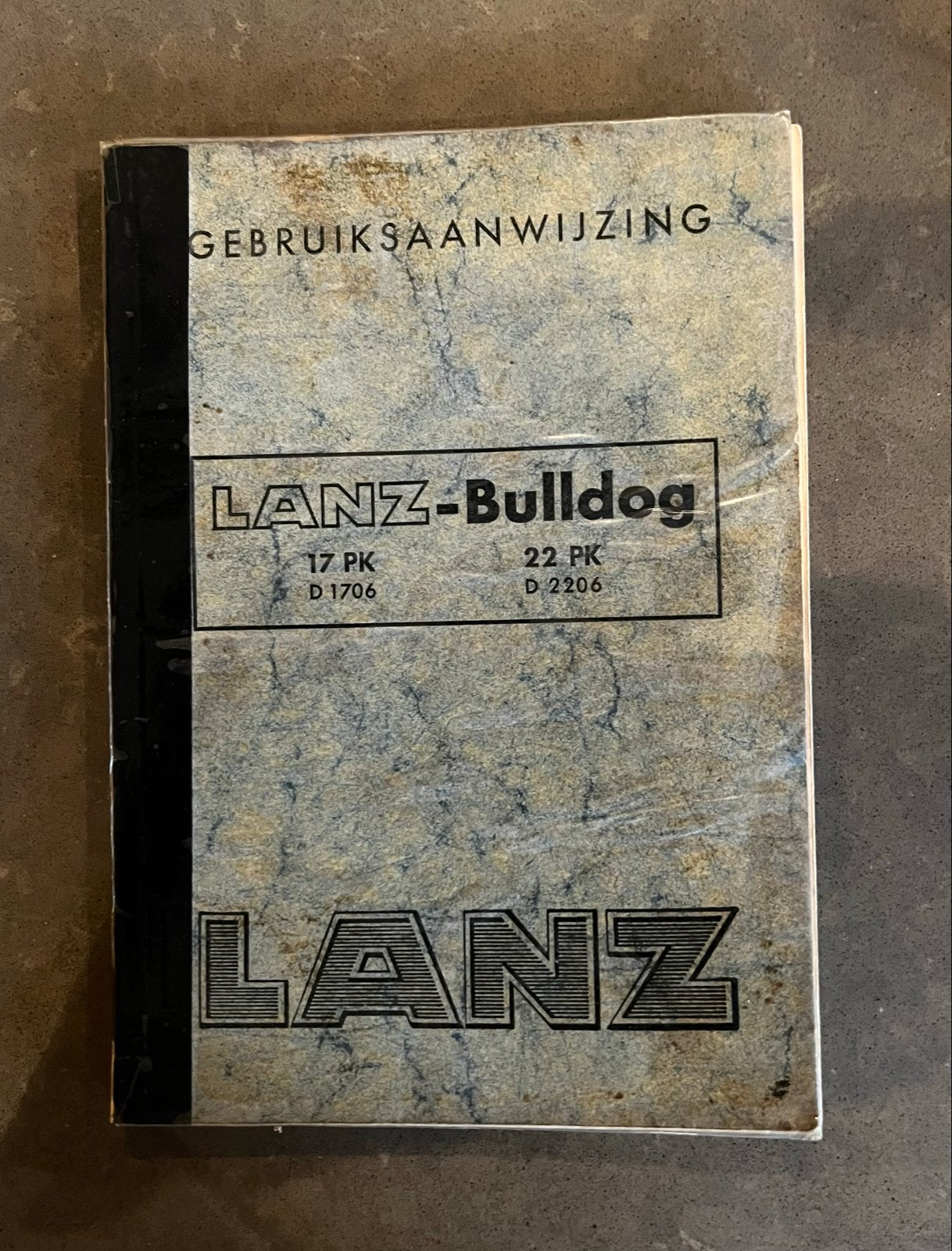 Handleiding Lanz-Bulldog tractor D1706-D2206 (1955), Ophalen of Verzenden, Gelezen