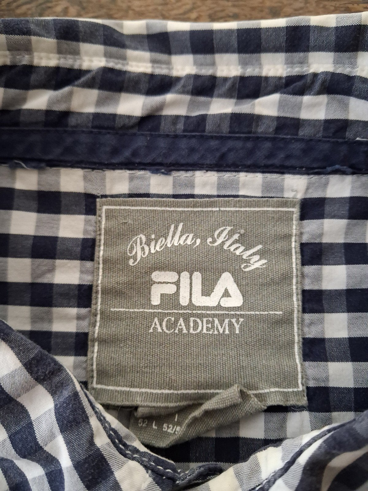 Fila overhemd met korte mouwen, Ophalen of Verzenden, Zo goed als nieuw, Maat 52/54 (L)