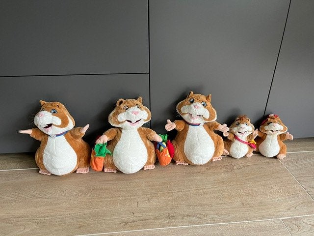Hamsteren 5x hamster knuffel als nieuw, Ophalen of Verzenden, Nieuw, Overige typen
