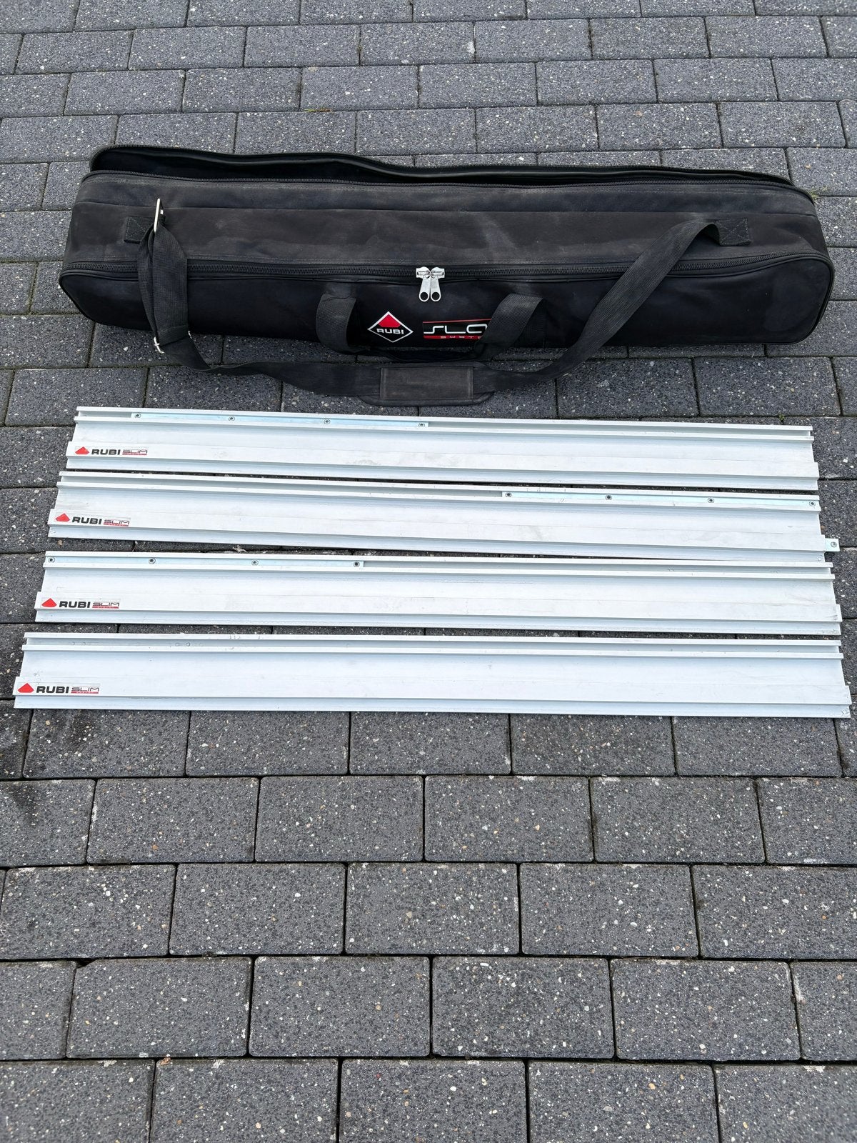 Rubi SLAB SYSTEM tegelsnijset met accessoires, Ophalen of Verzenden, Gebruikt
