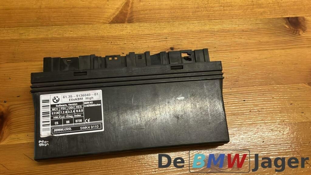 Body control module BMW 5-serie E60 E61 61359136040, Auto-onderdelen, Gebruikt, Ophalen of Verzenden, BMW, BMW