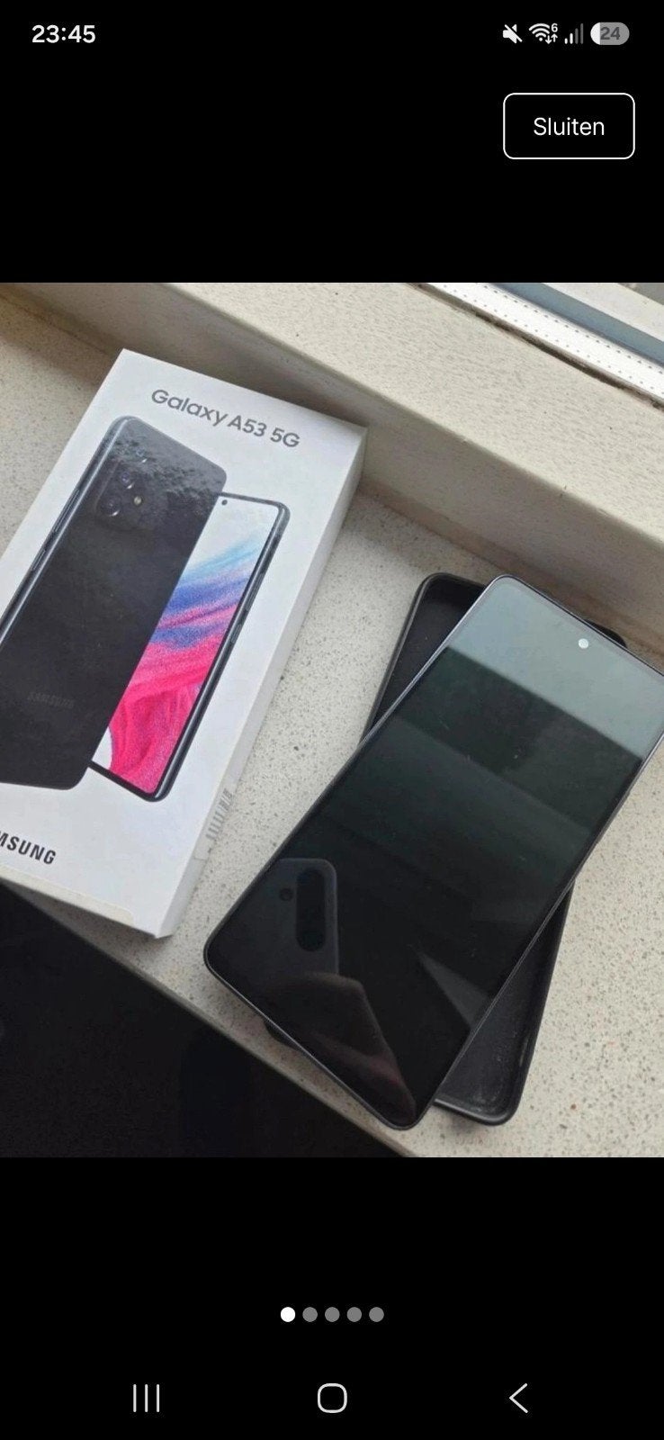 Samsung Galaxy A53 compleet, Zwart, Ophalen of Verzenden, Zo goed als nieuw, 64 GB