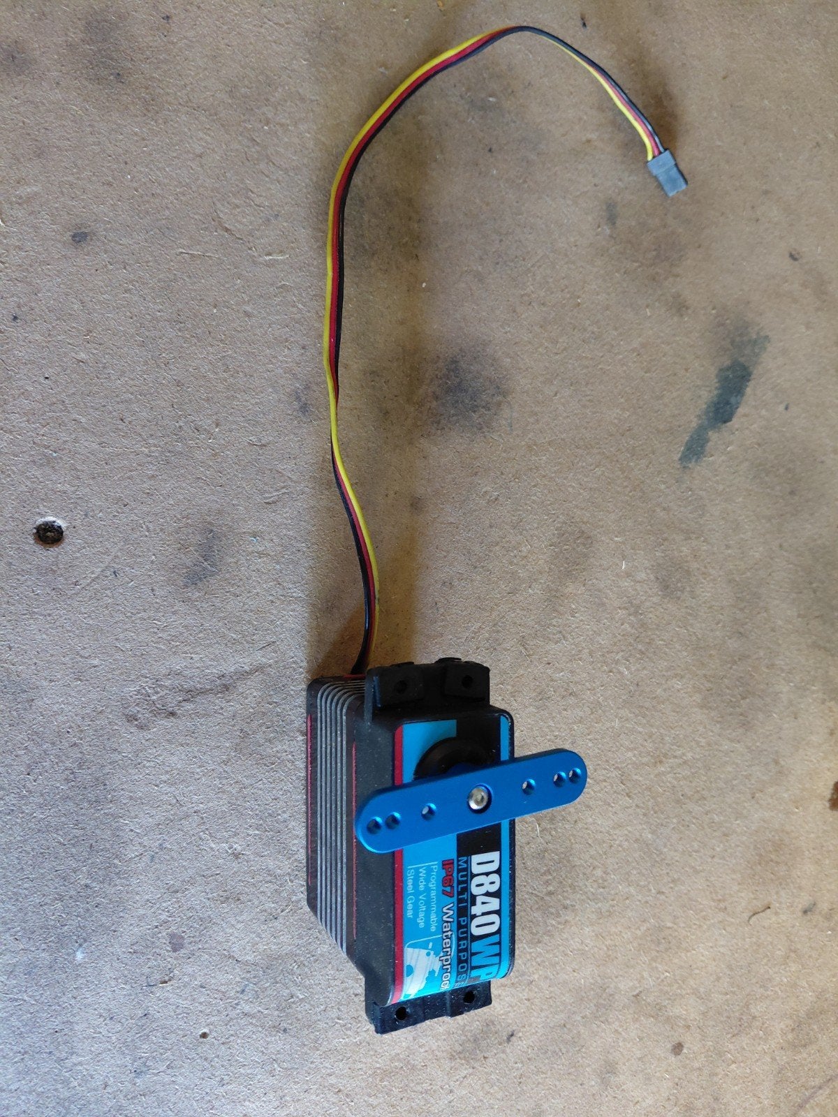 Hitec D840WP servo., Benzine, Gebruikt, Ophalen of Verzenden, Onderdeel