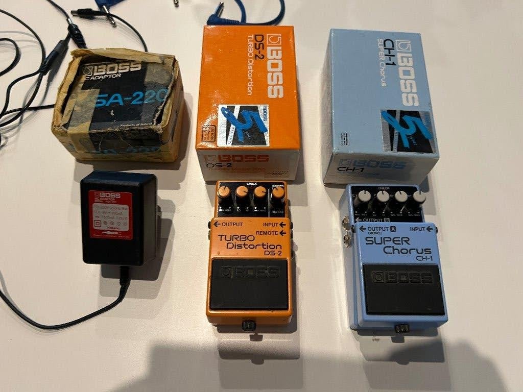 BOSS DS-2 Turbo Distorion en BOSS CH-1 Super Chorus, Muziek en Instrumenten, Ophalen of Verzenden, Zo goed als nieuw, Chorus